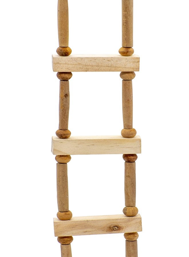 PETZOO Playful Bird Ladder Toy for Macaw, African Grey, Parrot, Cage Accessories, Resting Toy & Wooden Training Aid for Bird & Parrots - Image 2